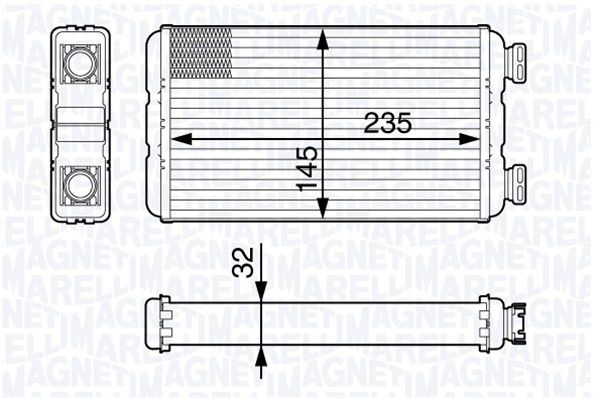 MAGNETI MARELLI Lämmityslaitteen kenno 350218338000